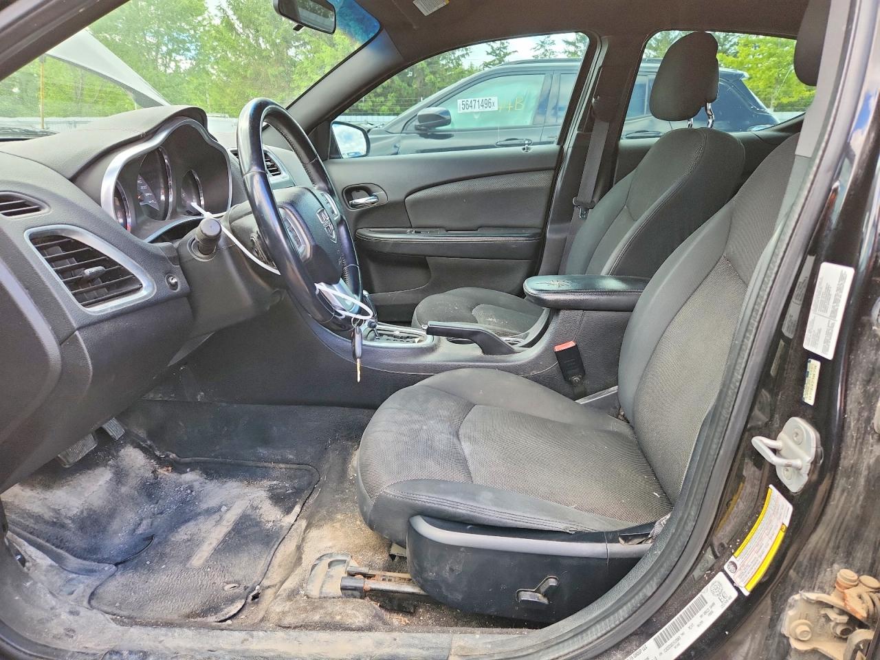 2012 Dodge Avenger Sxt Черный vin: 1C3CDZCB2CN125869