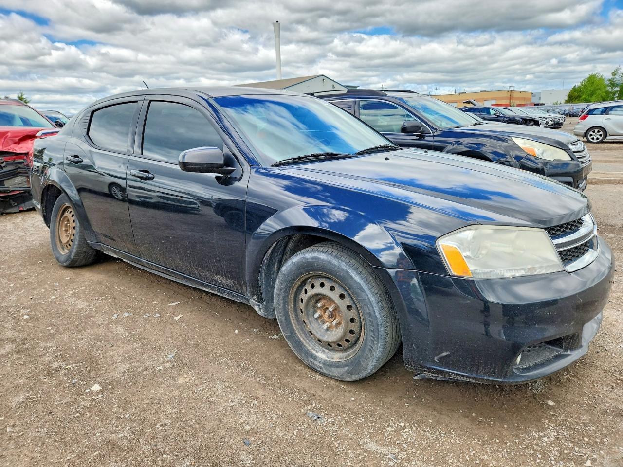 2012 Dodge Avenger Sxt Черный vin: 1C3CDZCB2CN125869