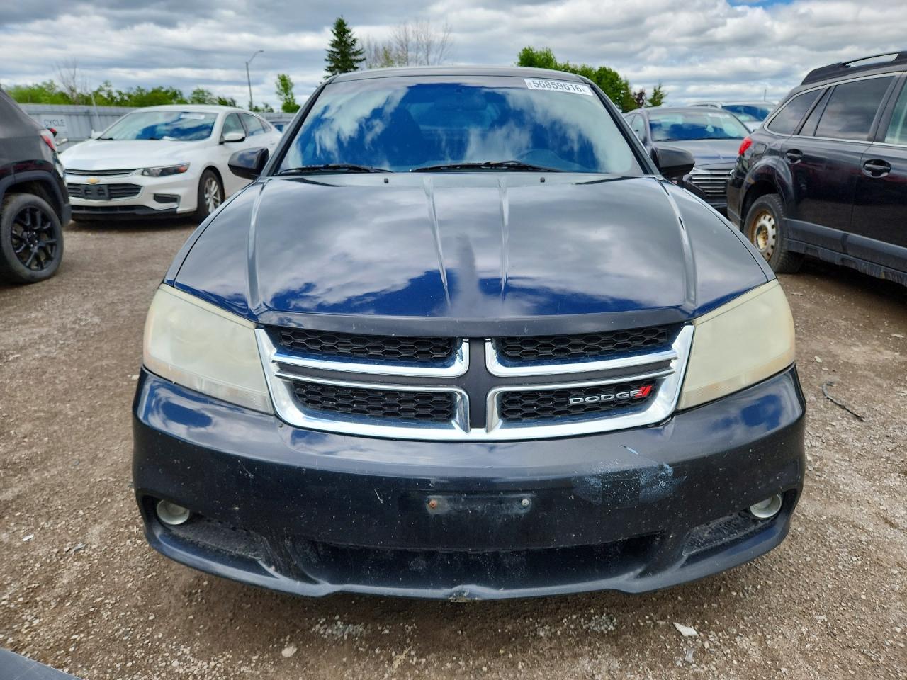 2012 Dodge Avenger Sxt Черный vin: 1C3CDZCB2CN125869