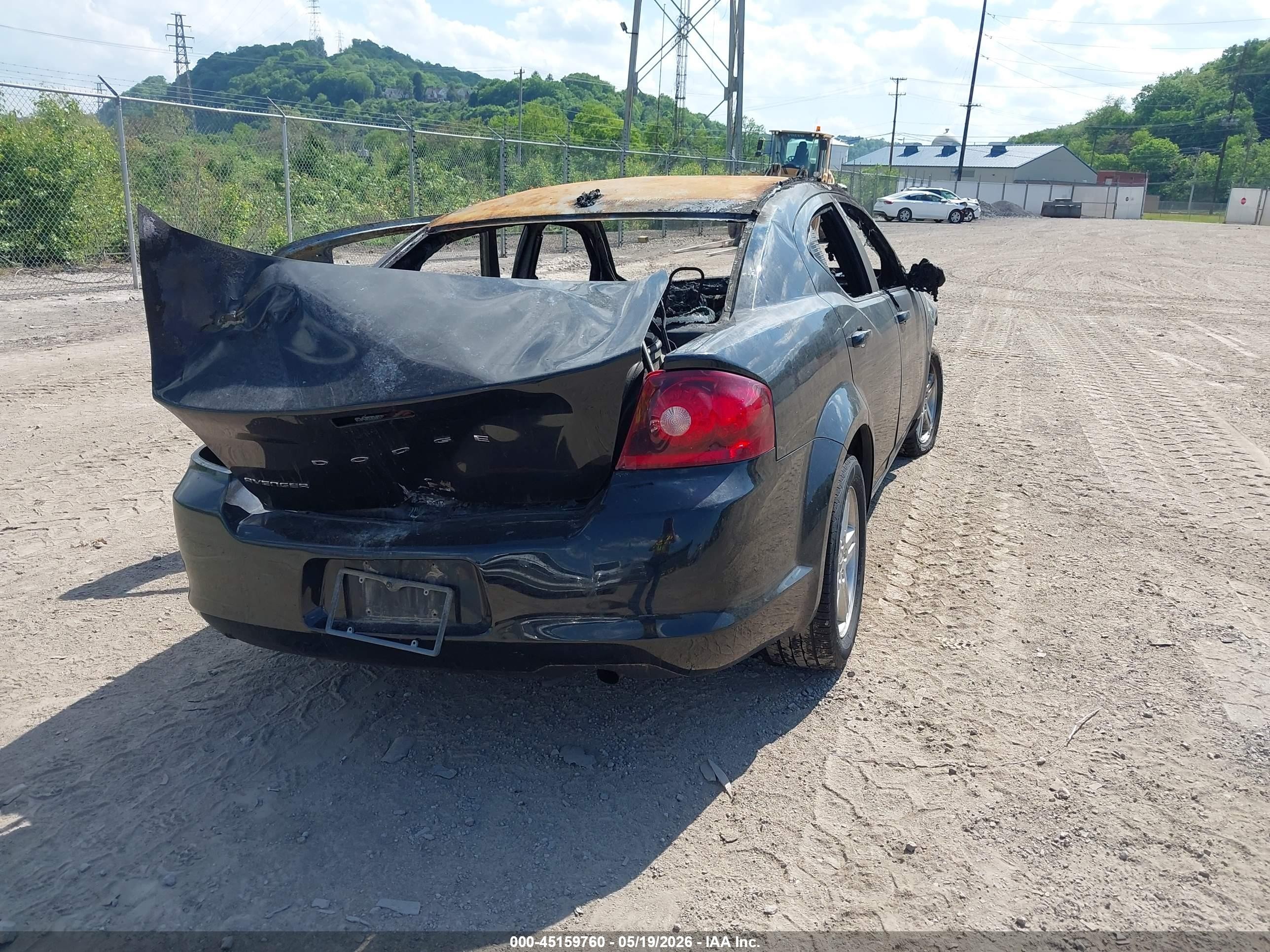 2012 Dodge Avenger Sxt Black vin: 1C3CDZCB2CN137116