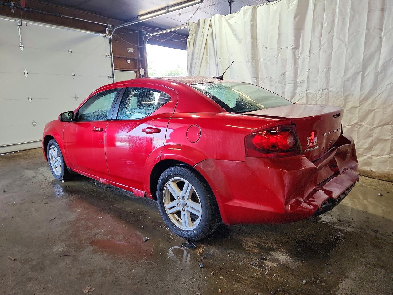 2012 Dodge Avenger Sxt Red vin: 1C3CDZCB2CN194657