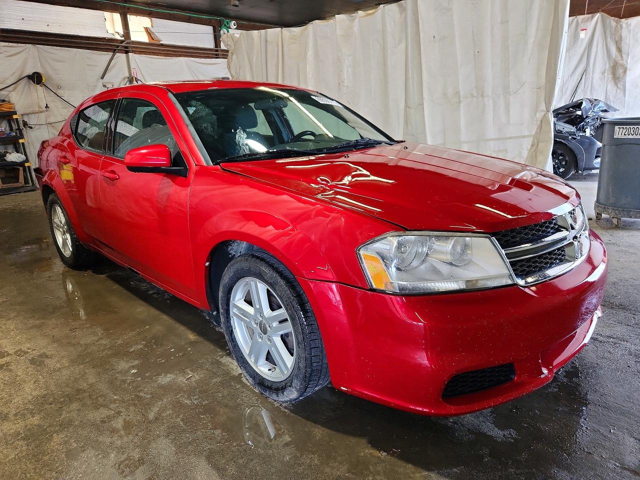 2012 Dodge Avenger Sxt Red vin: 1C3CDZCB2CN194657