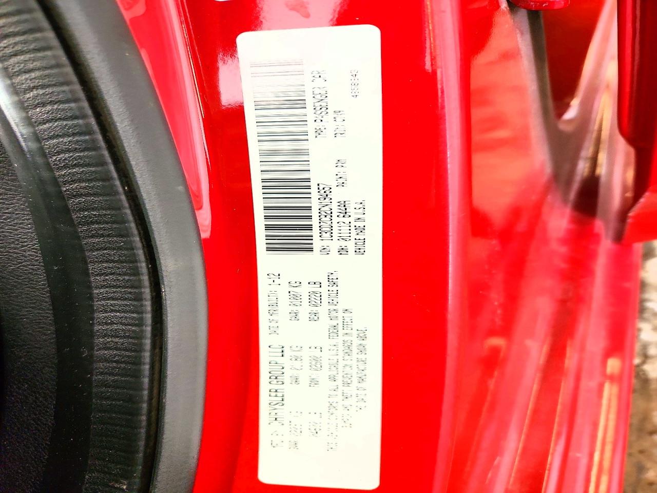 2012 Dodge Avenger Sxt Red vin: 1C3CDZCB2CN194657