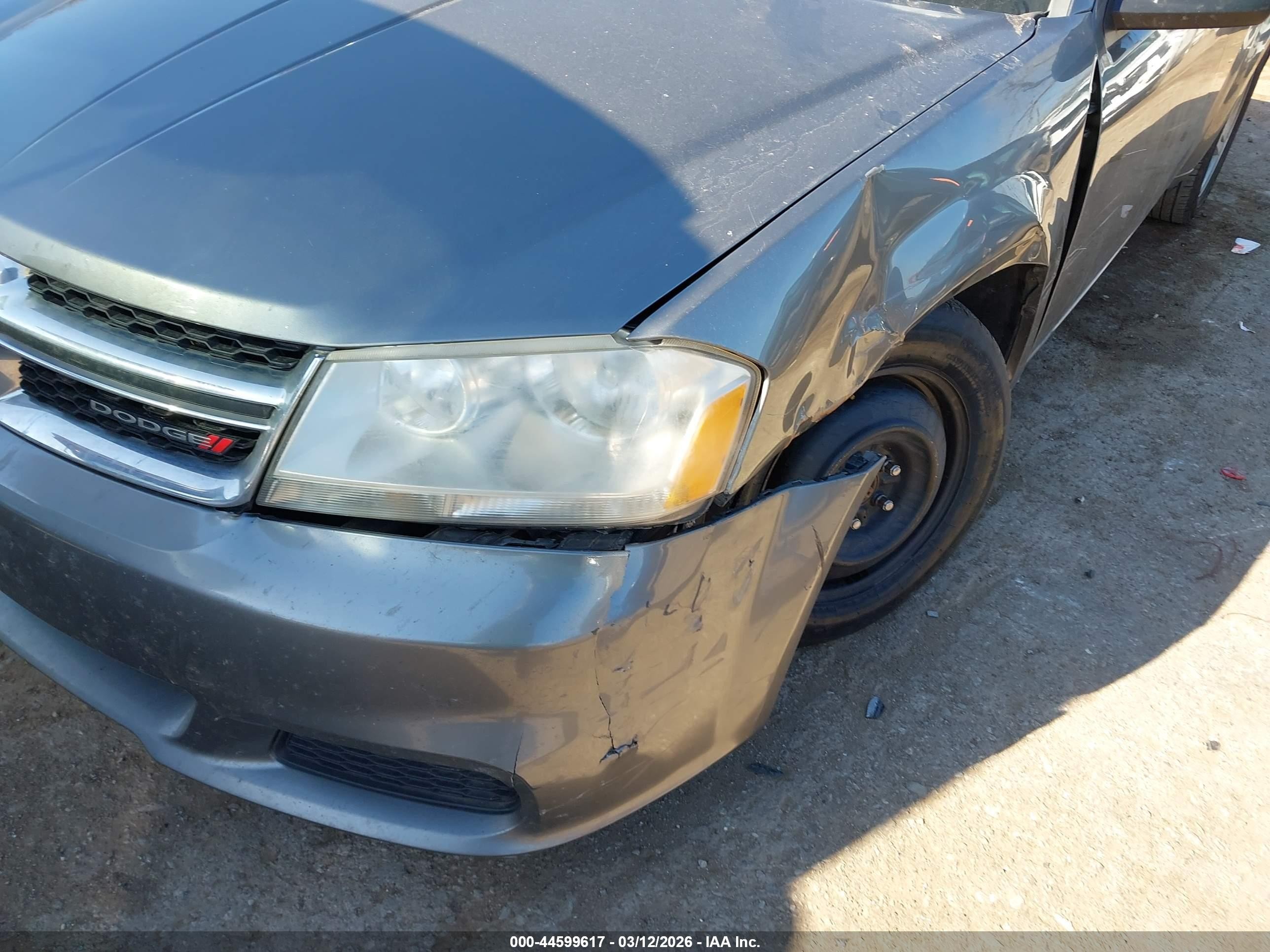 2012 Dodge Avenger Sxt Gray vin: 1C3CDZCB2CN221159