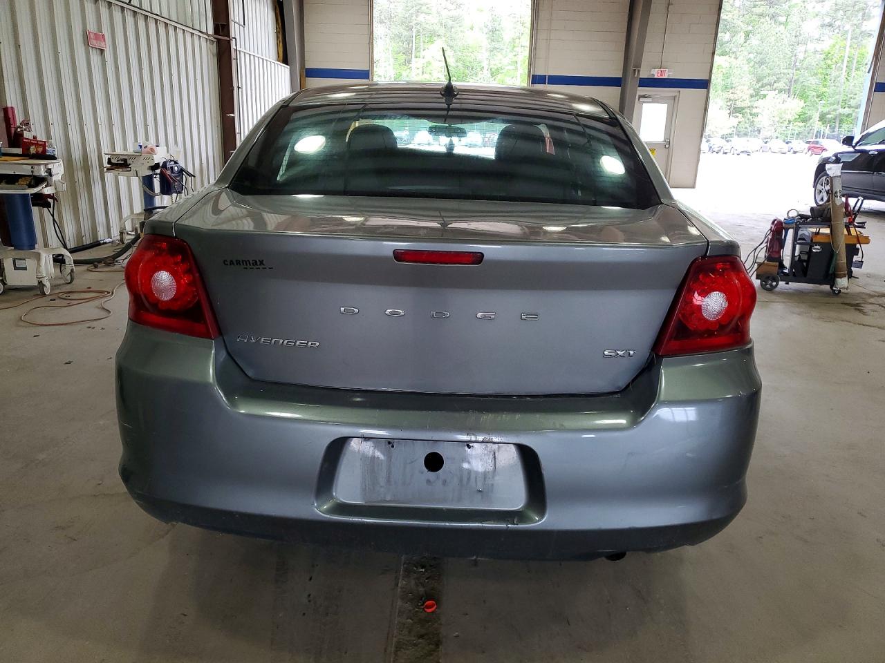 2012 Dodge Avenger Sxt Silver vin: 1C3CDZCB2CN274668
