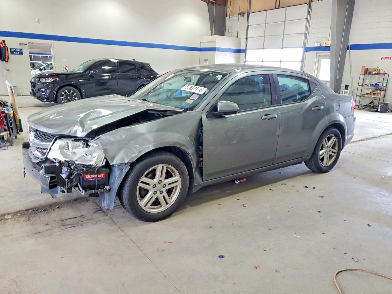 2012 Dodge Avenger Sxt Silver vin: 1C3CDZCB2CN274668