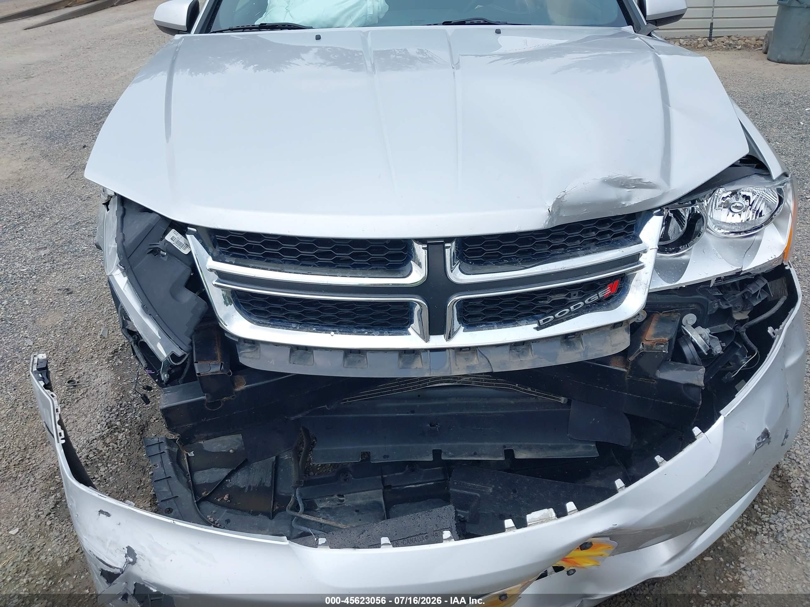 2012 Dodge Avenger Sxt Серебряный vin: 1C3CDZCB2CN290269