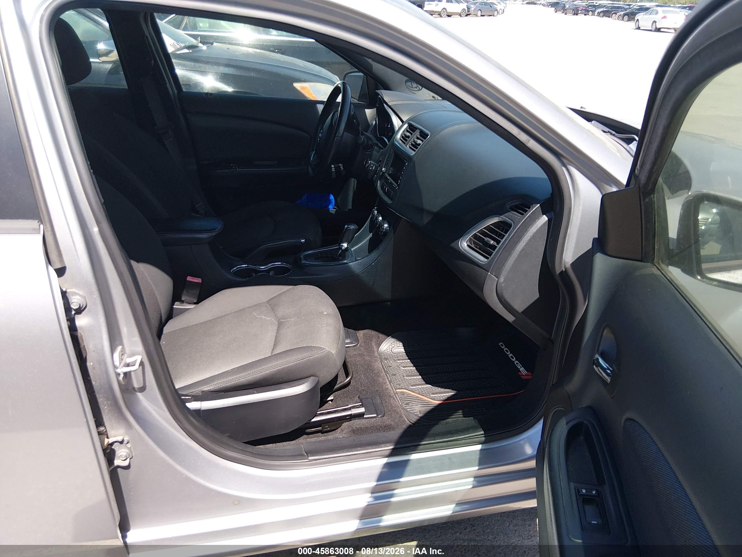 2013 Dodge Avenger Sxt Silver vin: 1C3CDZCB2DN510723