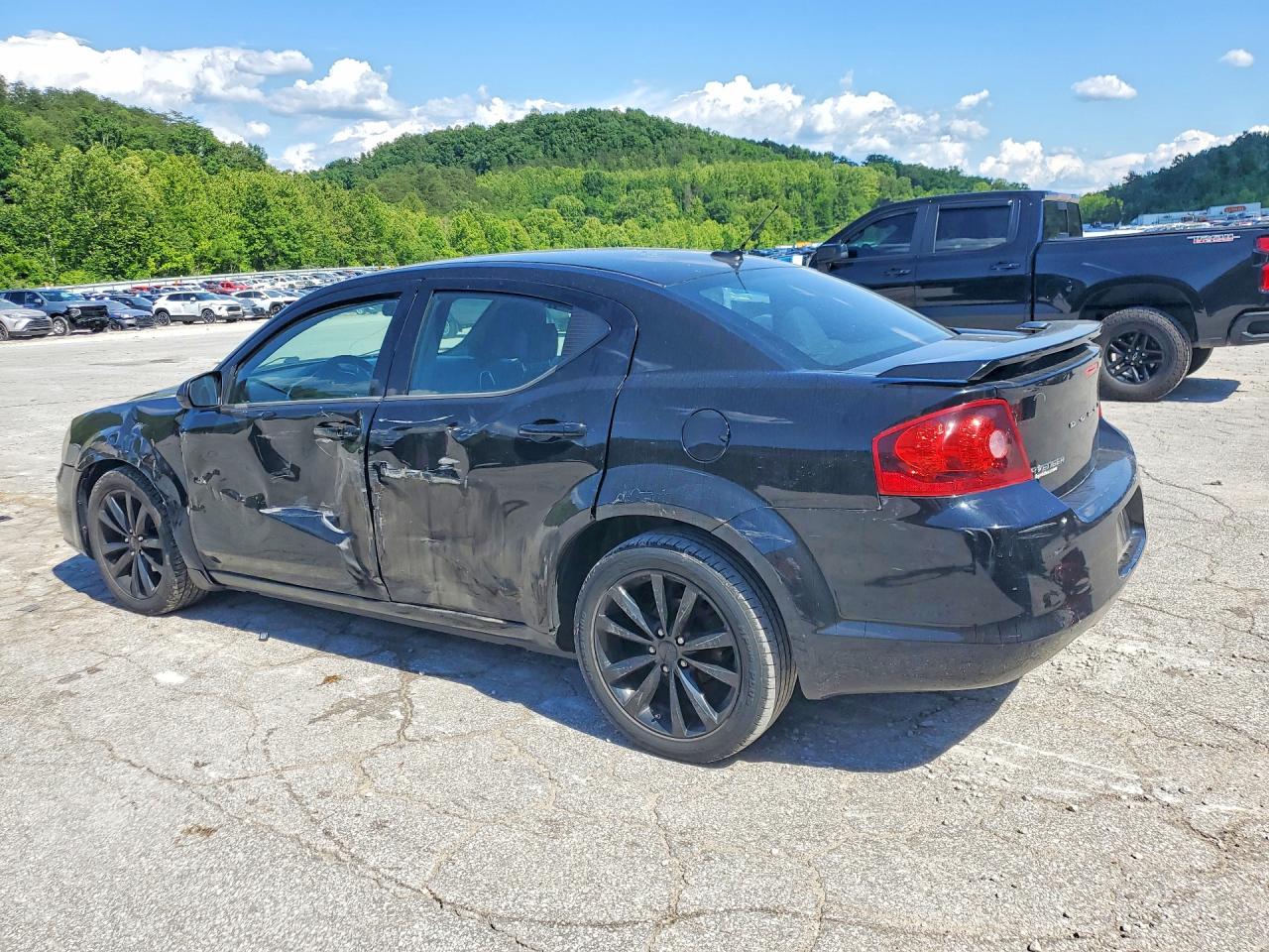 2013 Dodge Avenger Sxt Black vin: 1C3CDZCB2DN676255