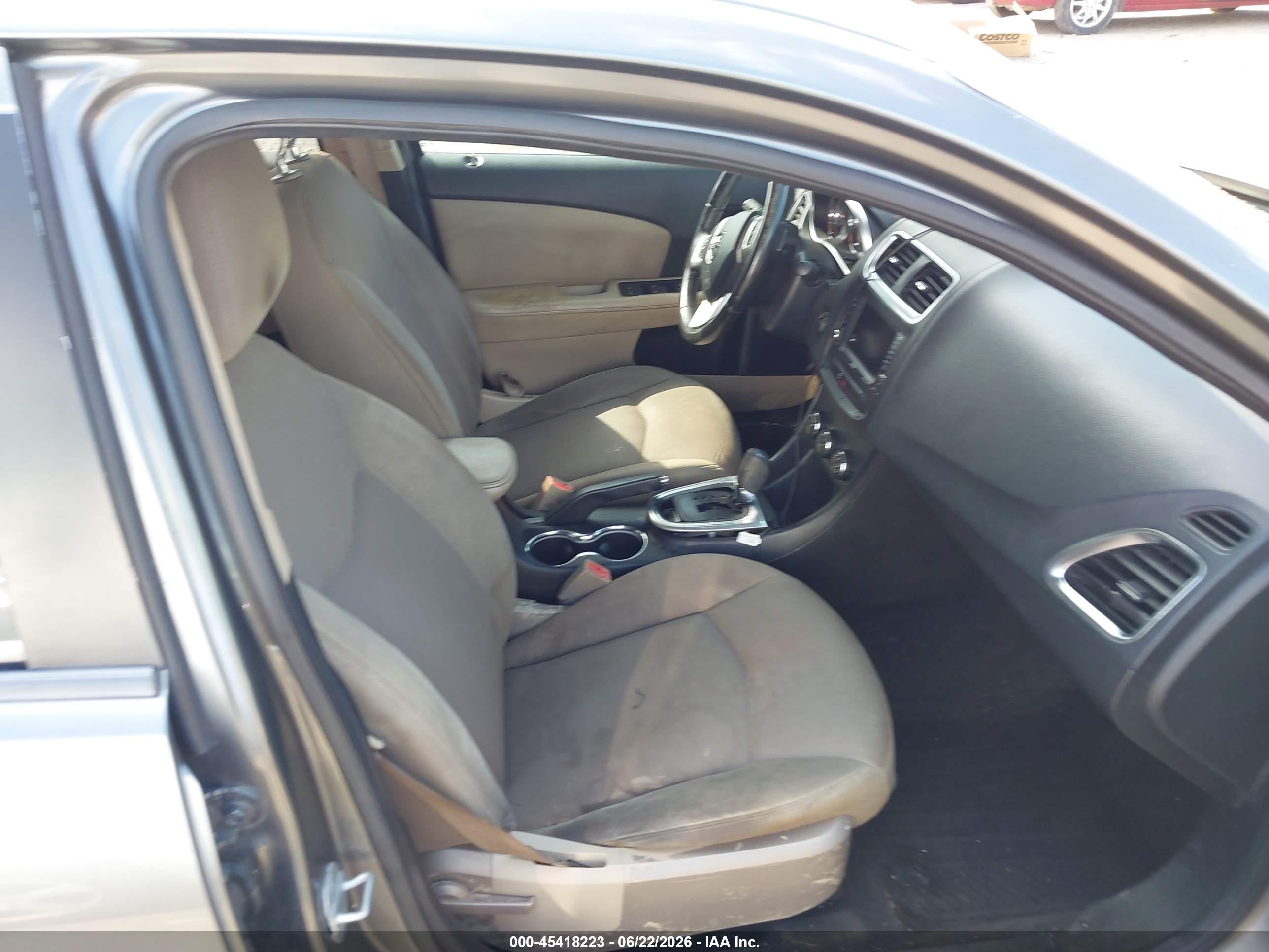 2012 Dodge Avenger Sxt Gray vin: 1C3CDZCB3CN190391