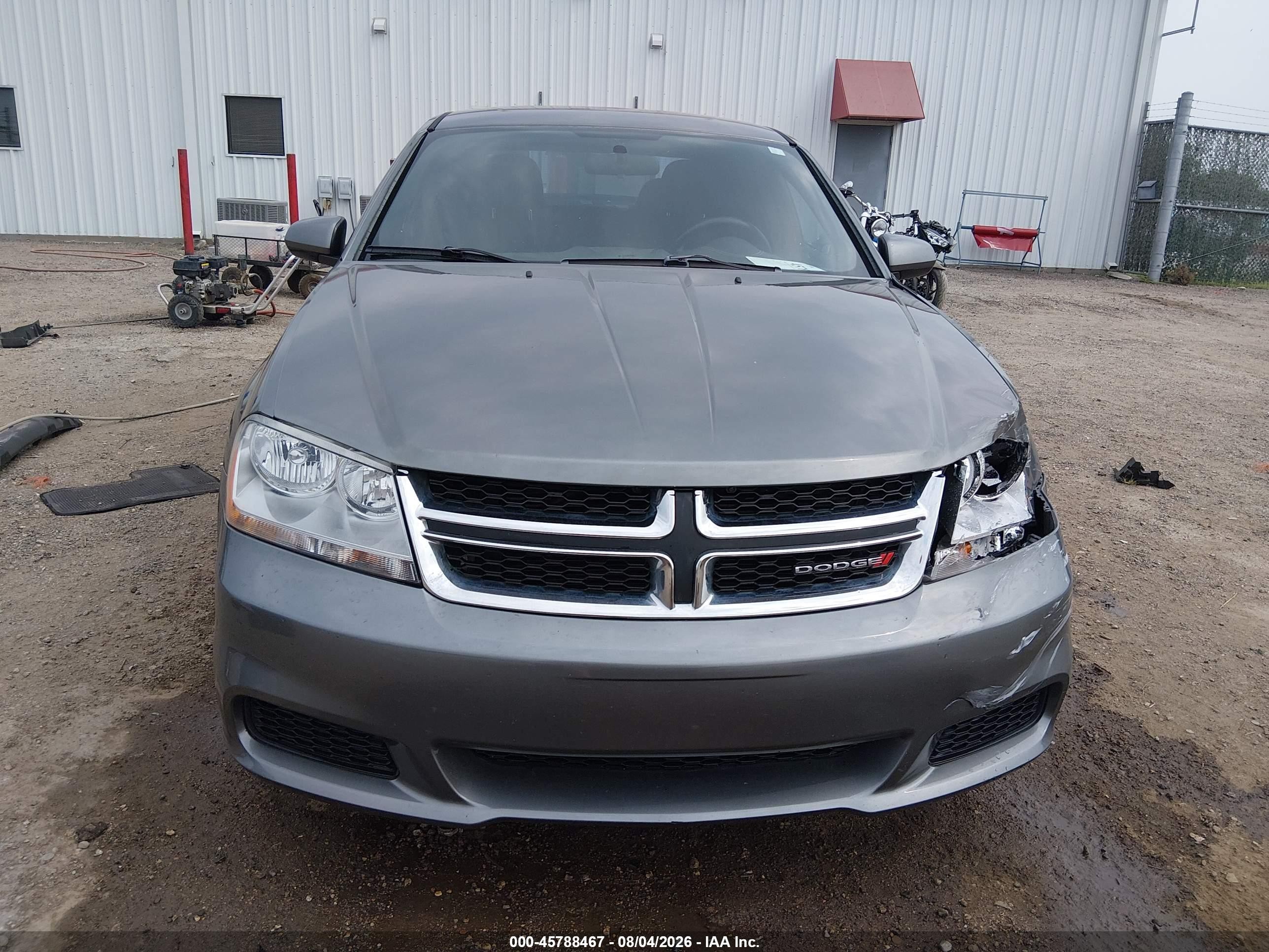 2012 Dodge Avenger Sxt Gray vin: 1C3CDZCB3CN195087