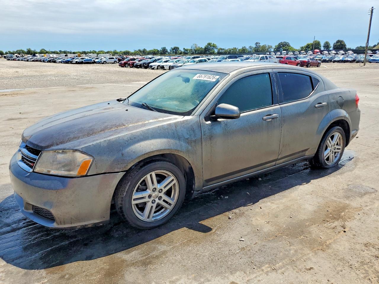 2012 Dodge Avenger Sxt Gray vin: 1C3CDZCB3CN313543
