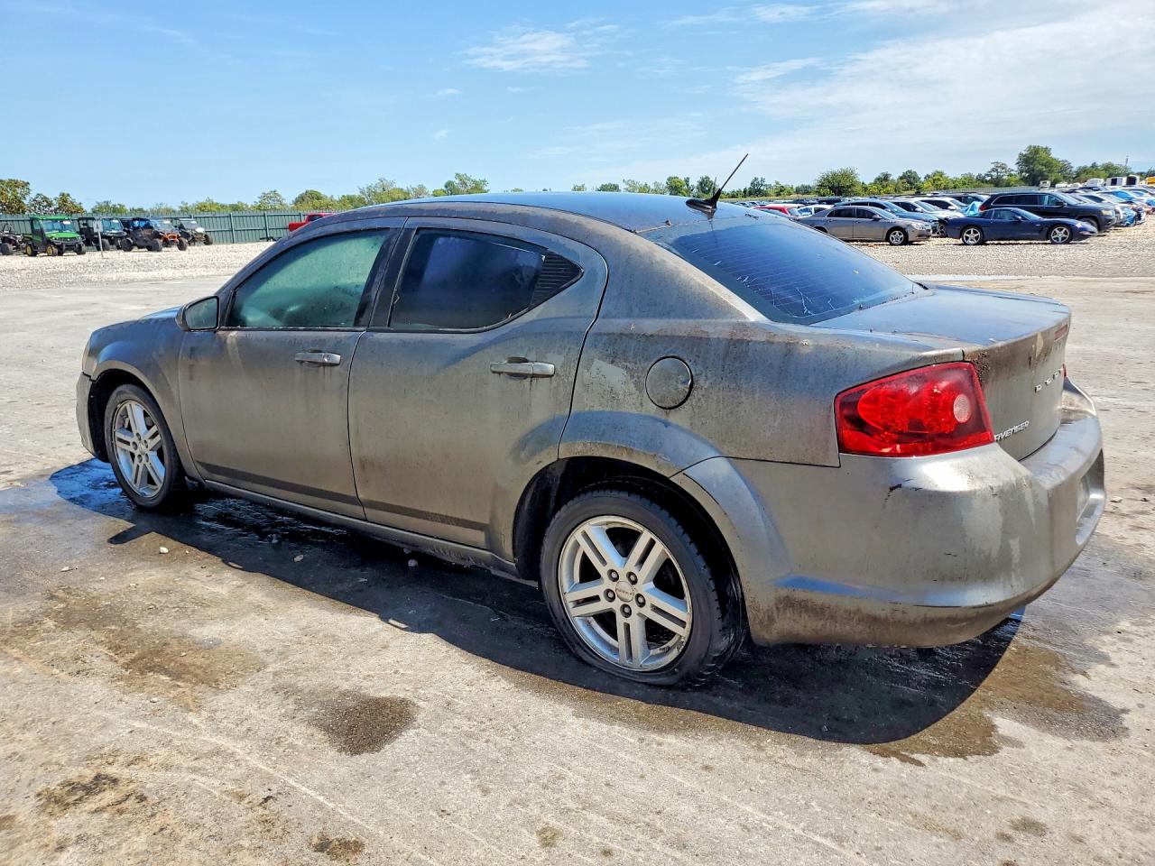 2012 Dodge Avenger Sxt Gray vin: 1C3CDZCB3CN313543