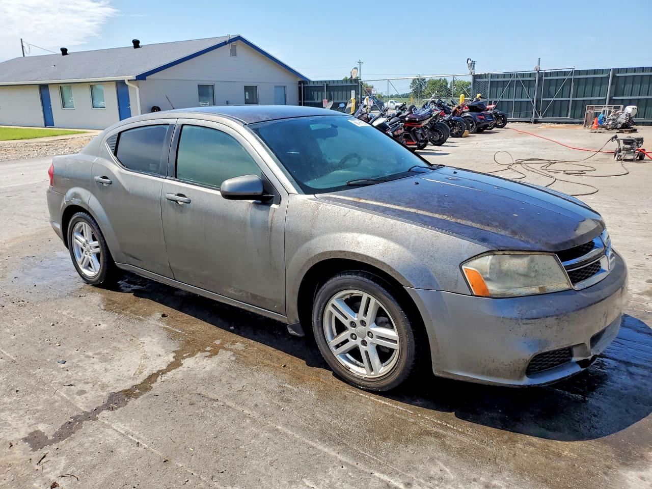 2012 Dodge Avenger Sxt Gray vin: 1C3CDZCB3CN313543