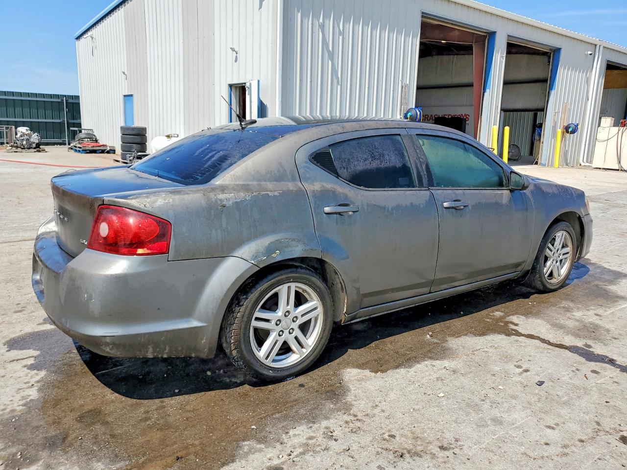 2012 Dodge Avenger Sxt Gray vin: 1C3CDZCB3CN313543