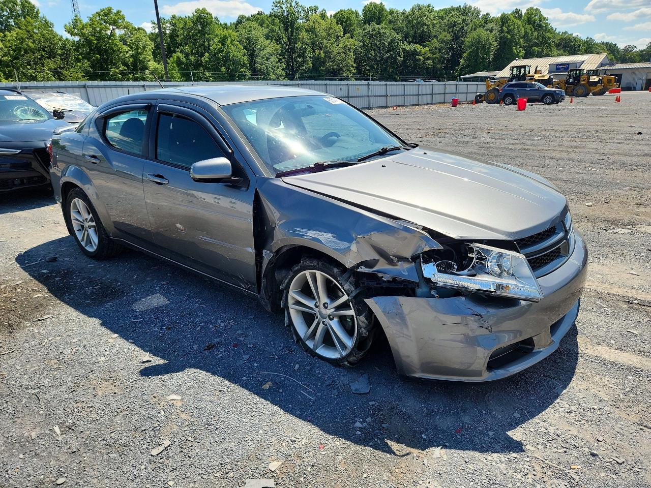 2013 Dodge Avenger Sxt Серый vin: 1C3CDZCB3DN603704