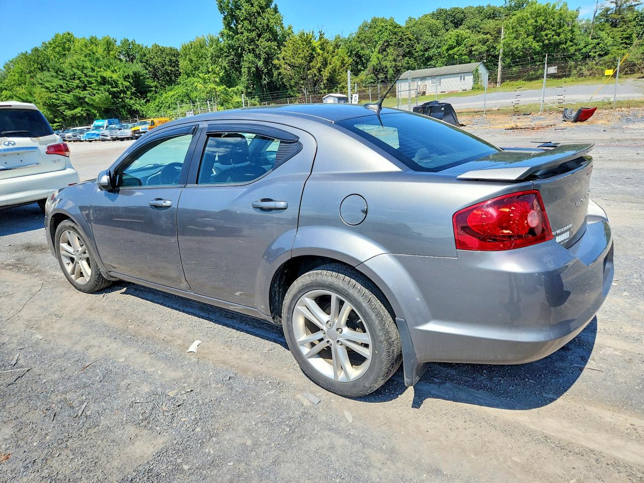 2013 Dodge Avenger Sxt Серый vin: 1C3CDZCB3DN603704