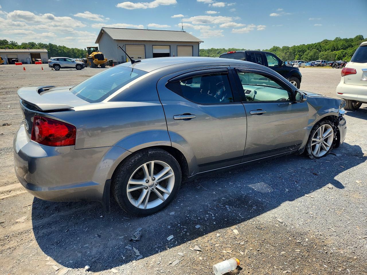 2013 Dodge Avenger Sxt Серый vin: 1C3CDZCB3DN603704