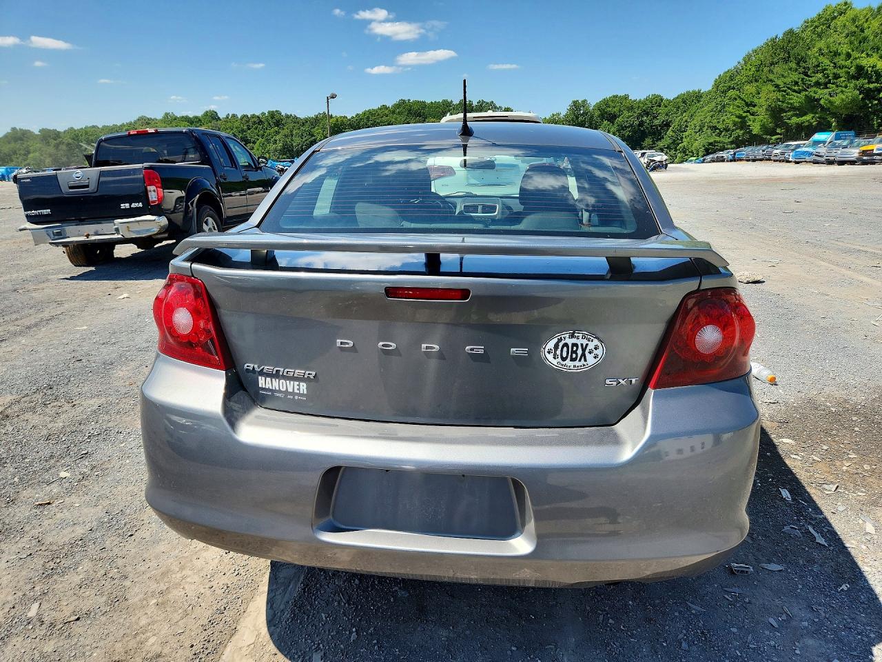 2013 Dodge Avenger Sxt Серый vin: 1C3CDZCB3DN603704