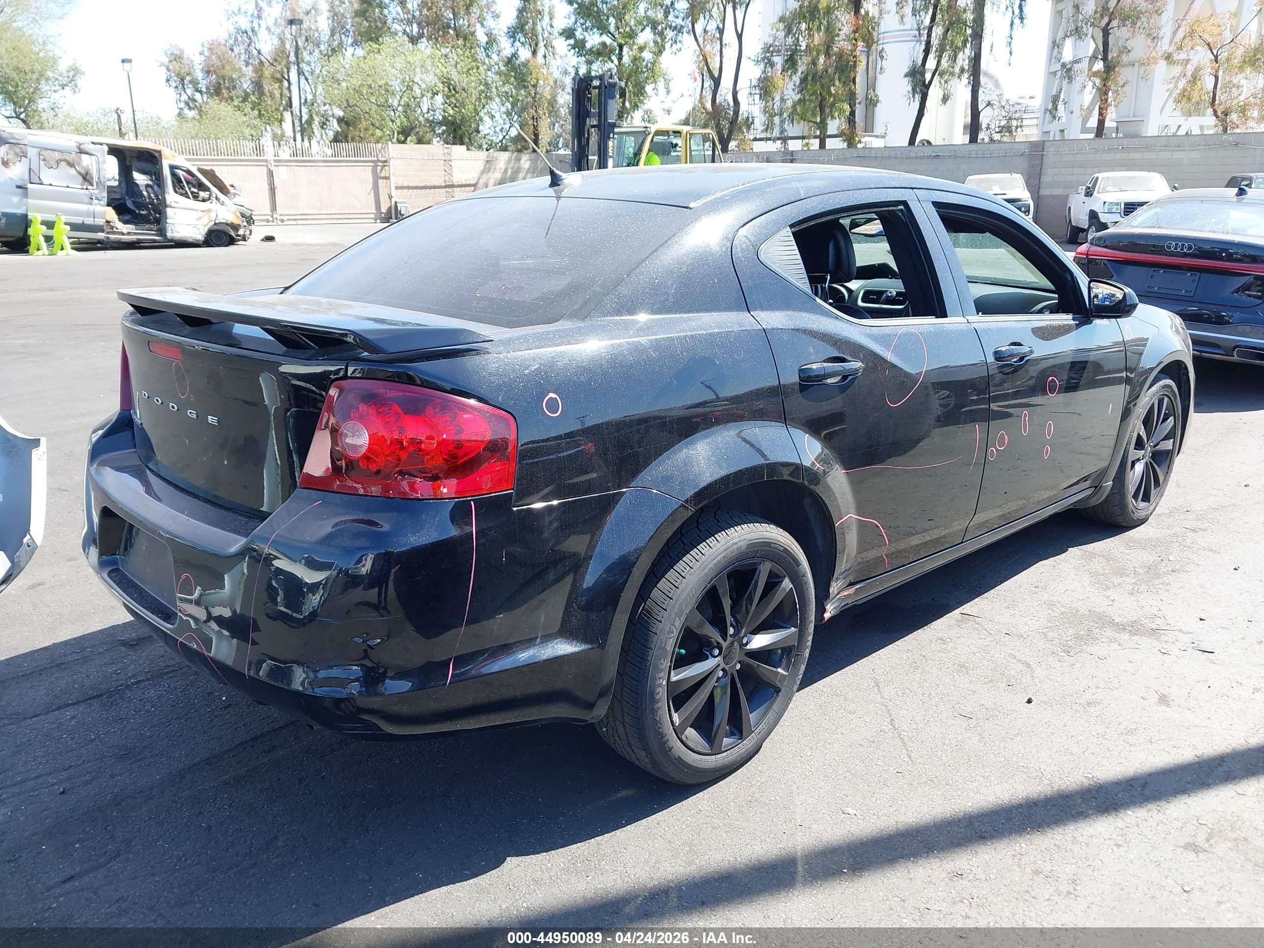 2013 Dodge Avenger Sxt Черный vin: 1C3CDZCB3DN653731