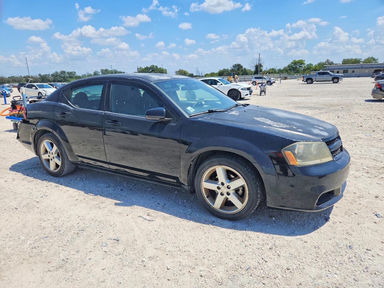 2013 Dodge Avenger Sxt Black vin: 1C3CDZCB3DN716178