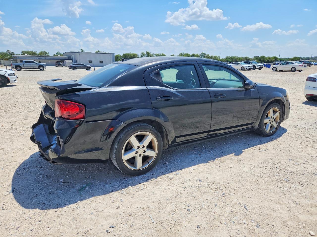 2013 Dodge Avenger Sxt Black vin: 1C3CDZCB3DN716178