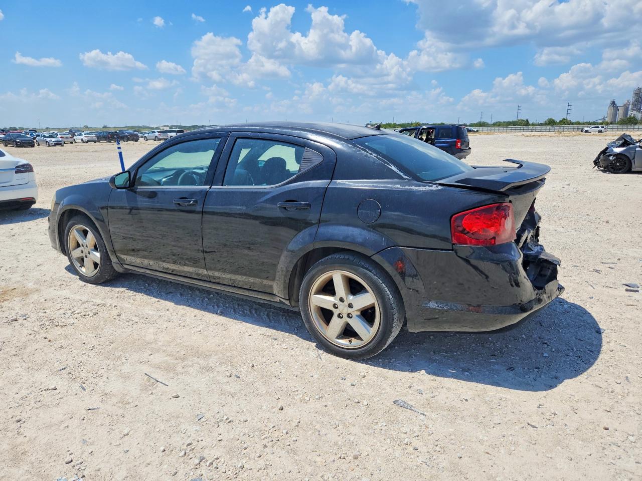 2013 Dodge Avenger Sxt Black vin: 1C3CDZCB3DN716178