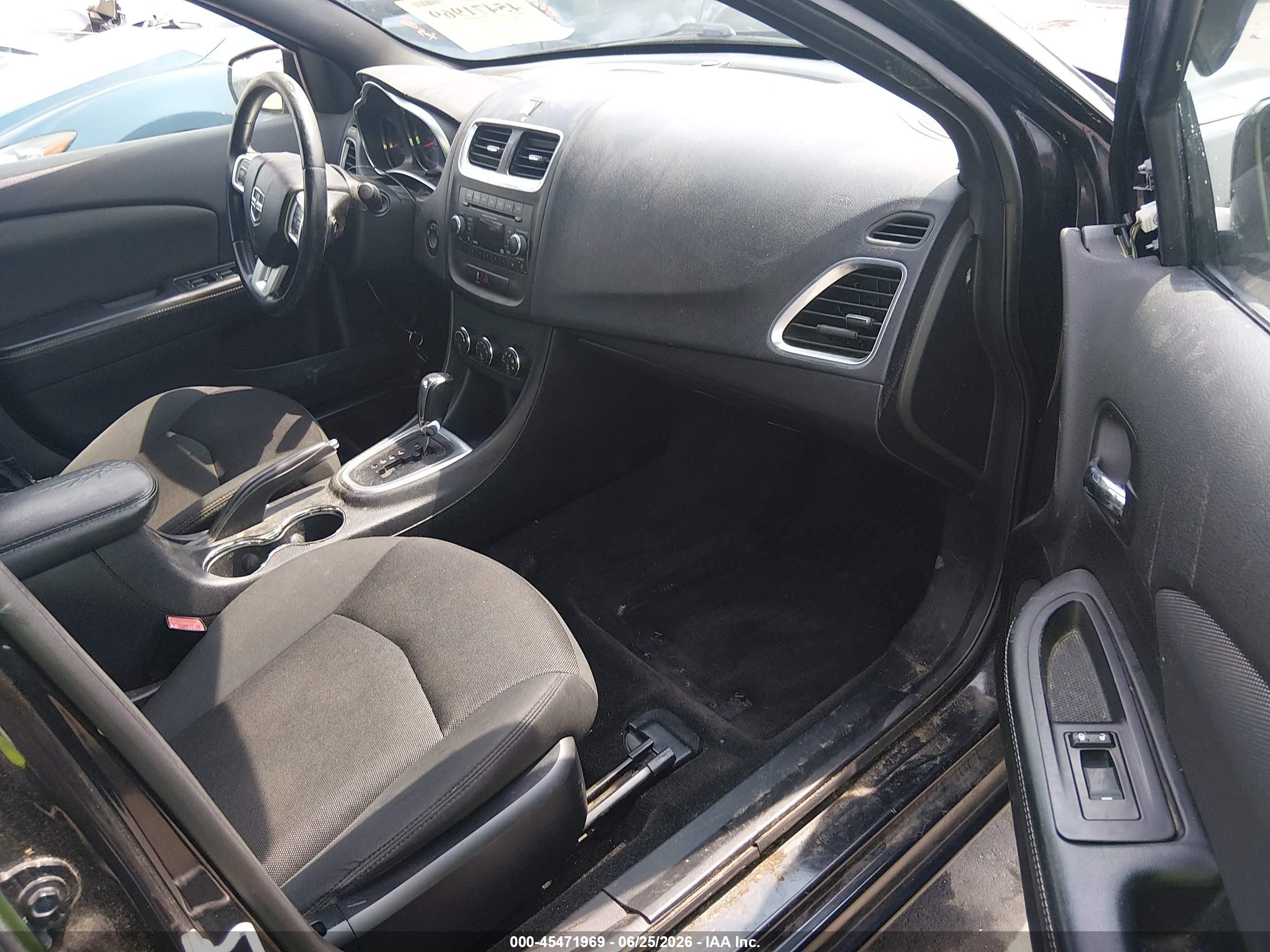 2012 Dodge Avenger Sxt Черный vin: 1C3CDZCB4CN253479