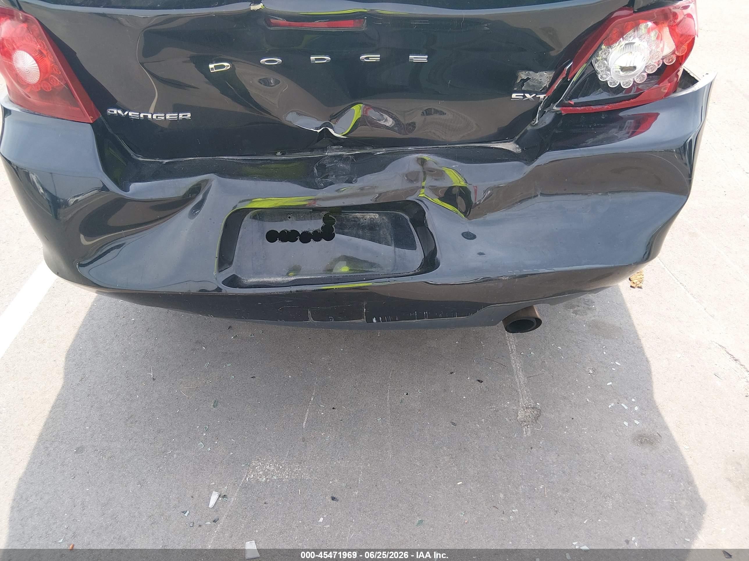 2012 Dodge Avenger Sxt Черный vin: 1C3CDZCB4CN253479