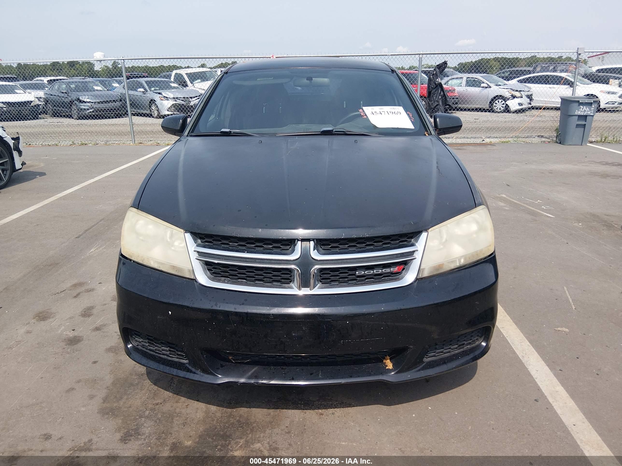 2012 Dodge Avenger Sxt Черный vin: 1C3CDZCB4CN253479