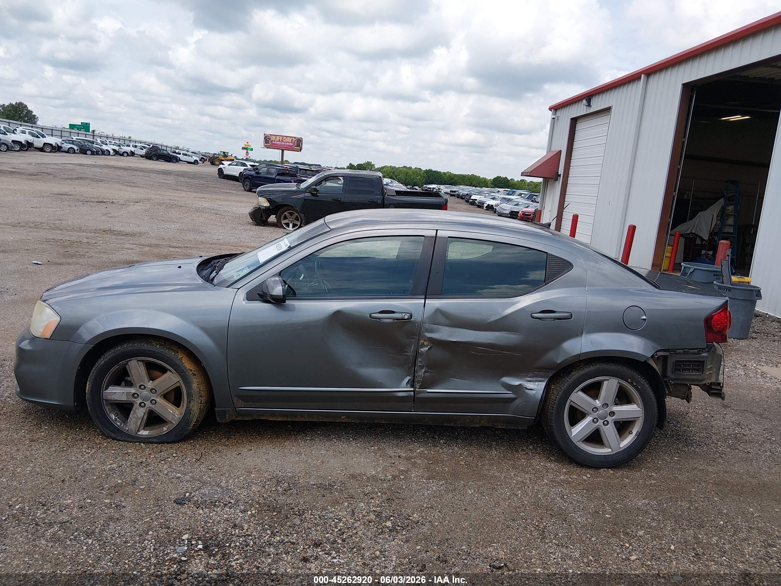 2013 Dodge Avenger Sxt Серый vin: 1C3CDZCB4DN612783
