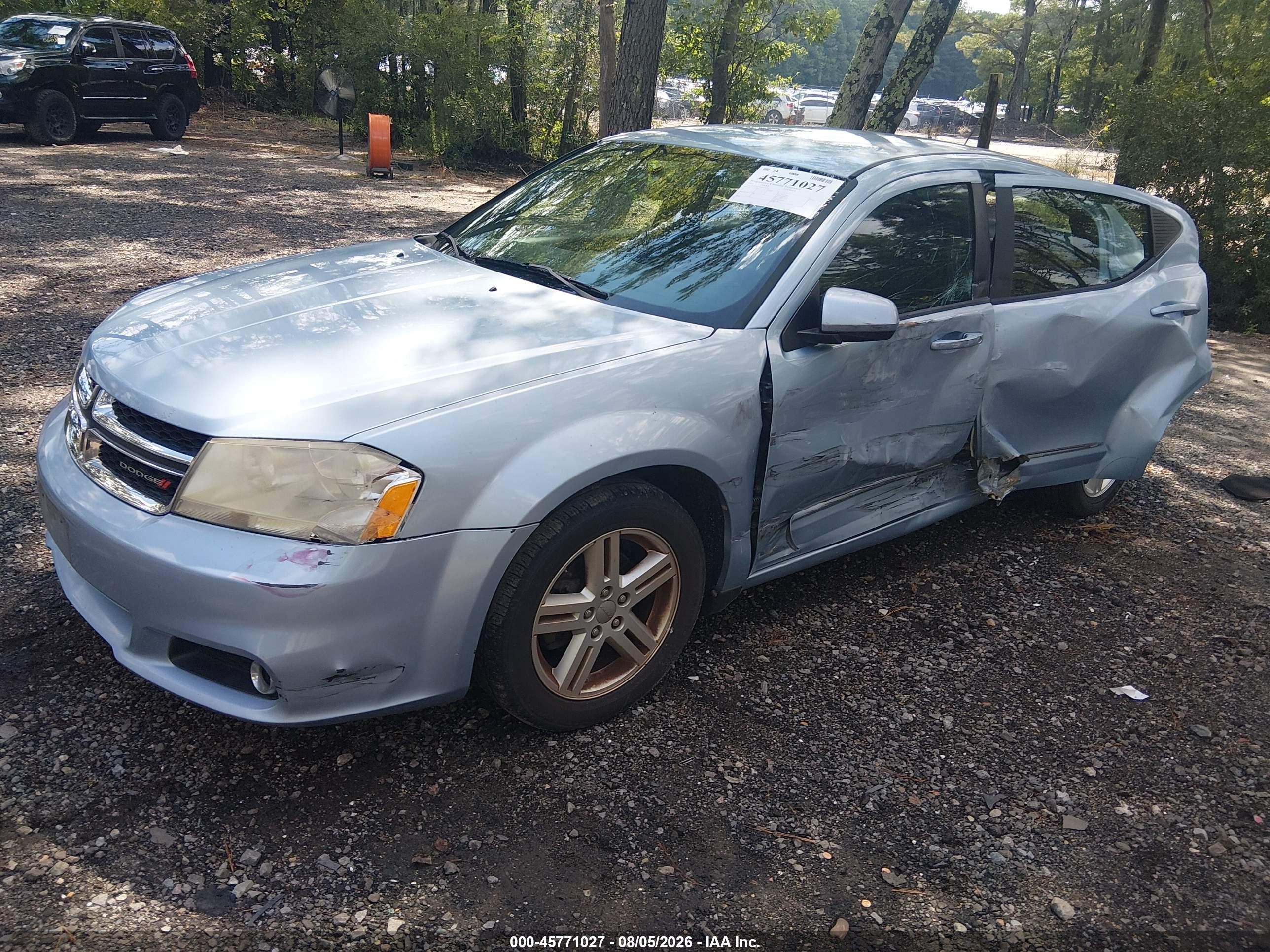 2013 Dodge Avenger Sxt Blue vin: 1C3CDZCB4DN637019