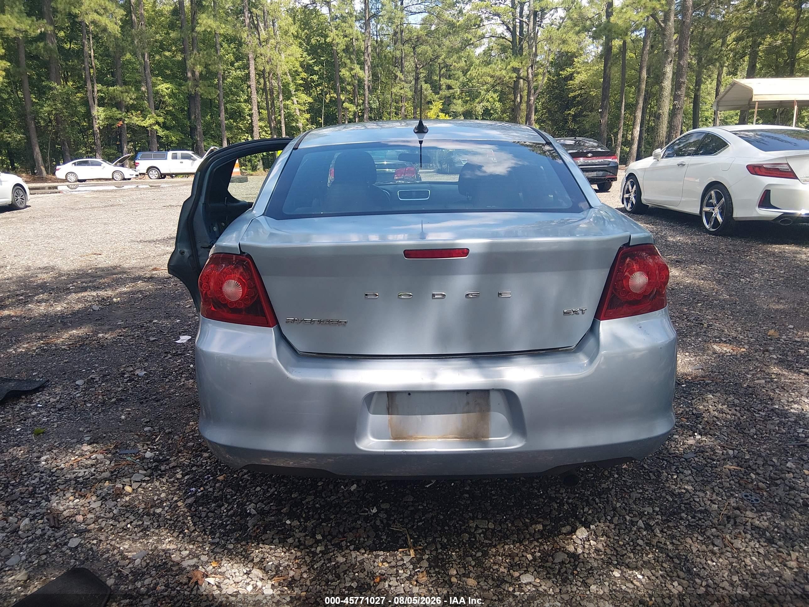 2013 Dodge Avenger Sxt Blue vin: 1C3CDZCB4DN637019