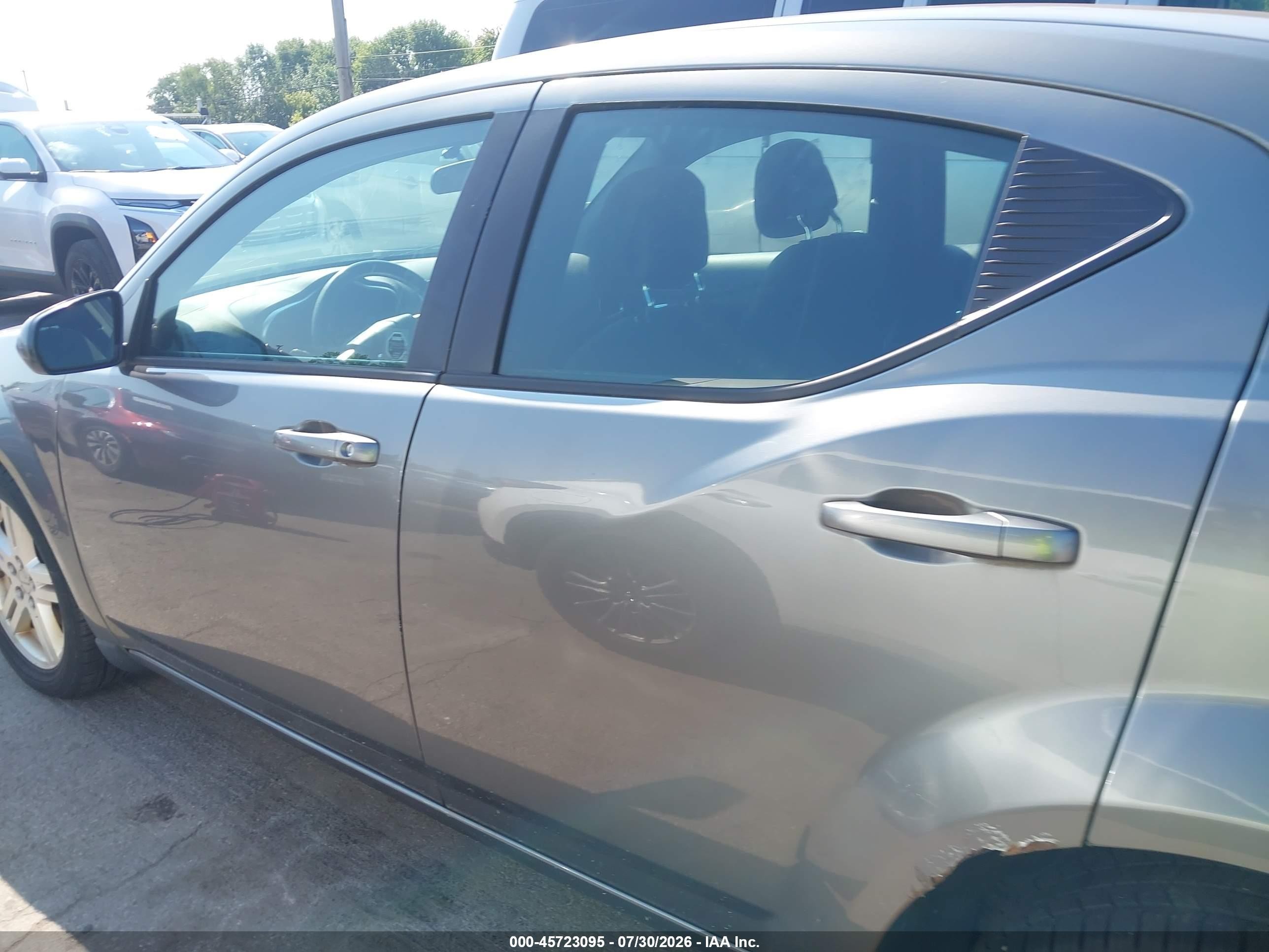 2012 Dodge Avenger Sxt Серый vin: 1C3CDZCB5CN137112