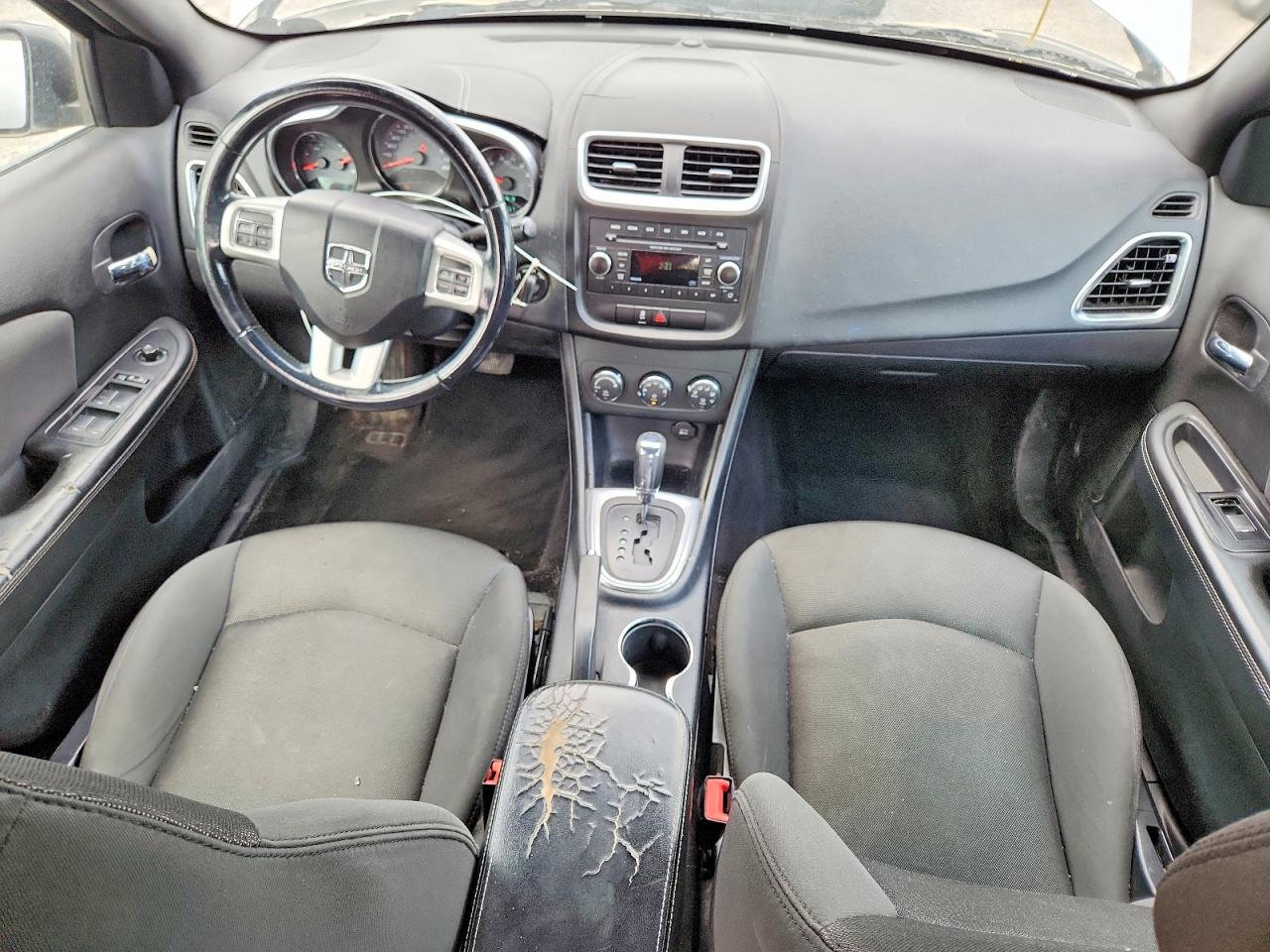 2012 Dodge Avenger Sxt Silver vin: 1C3CDZCB5CN193230
