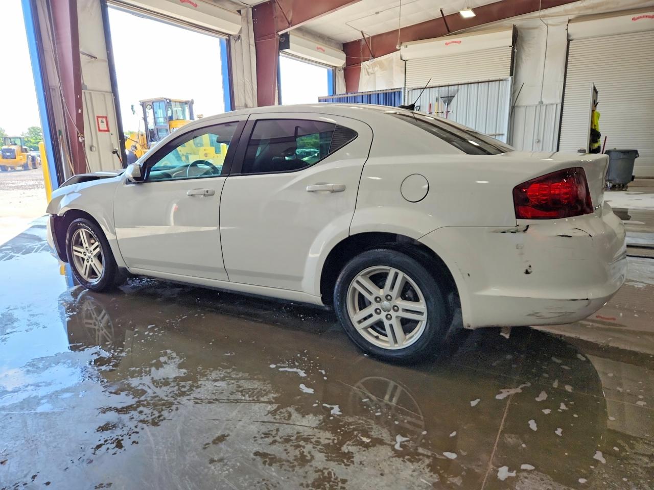 2012 Dodge Avenger Sxt White vin: 1C3CDZCB5CN281405