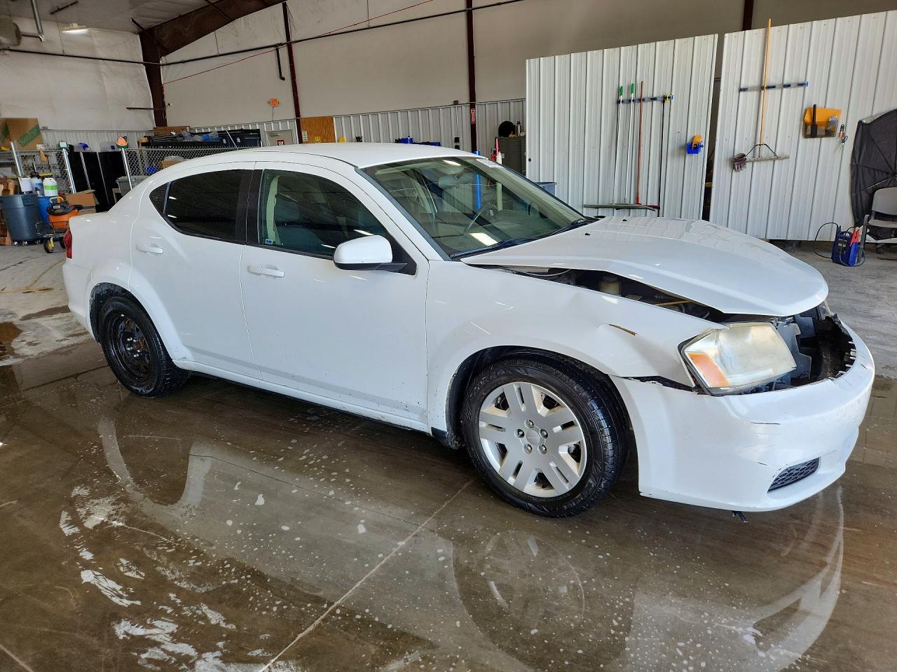 2012 Dodge Avenger Sxt White vin: 1C3CDZCB5CN281405