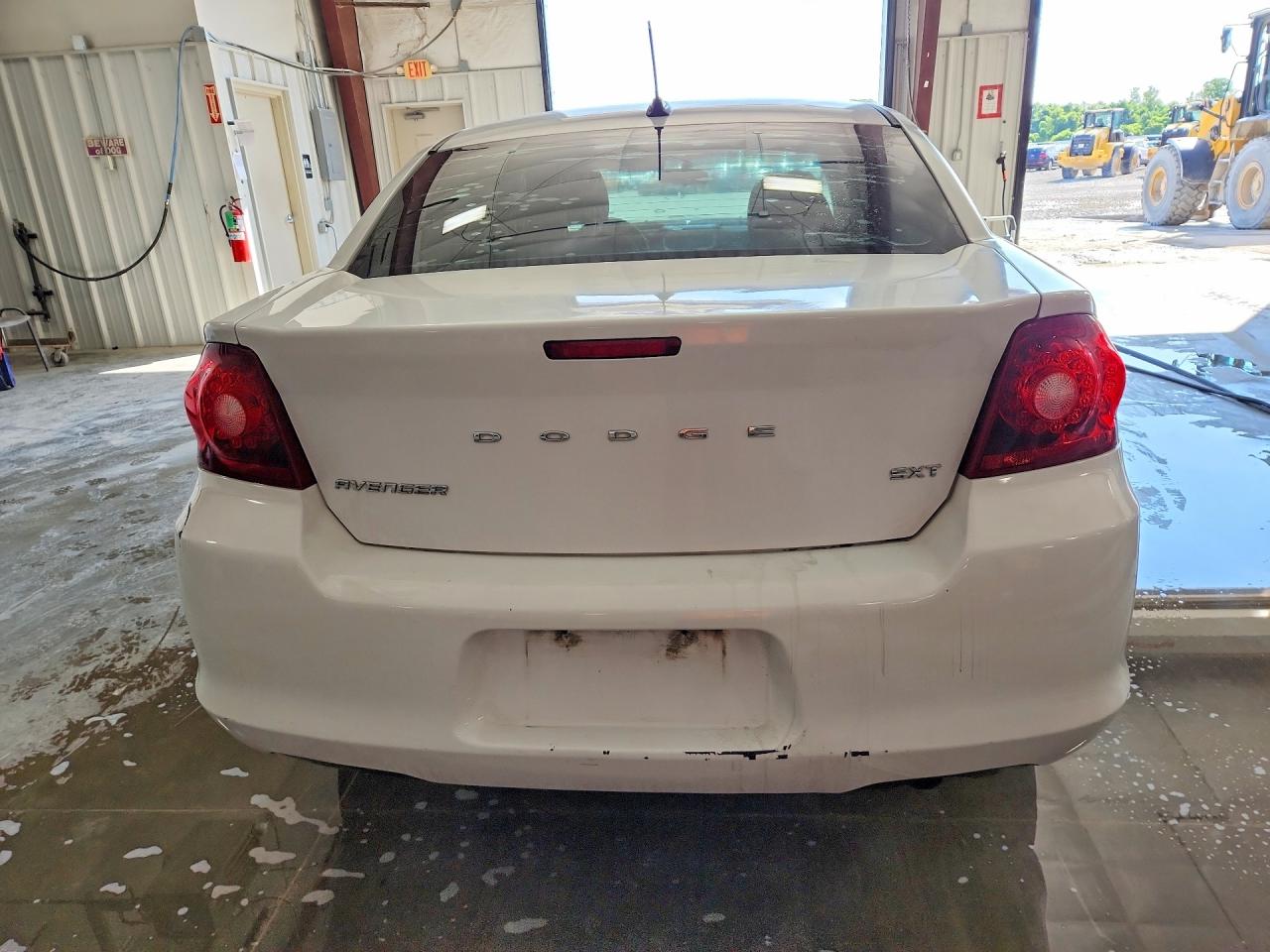 2012 Dodge Avenger Sxt White vin: 1C3CDZCB5CN281405