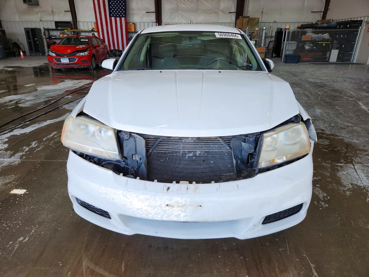 2012 Dodge Avenger Sxt White vin: 1C3CDZCB5CN281405