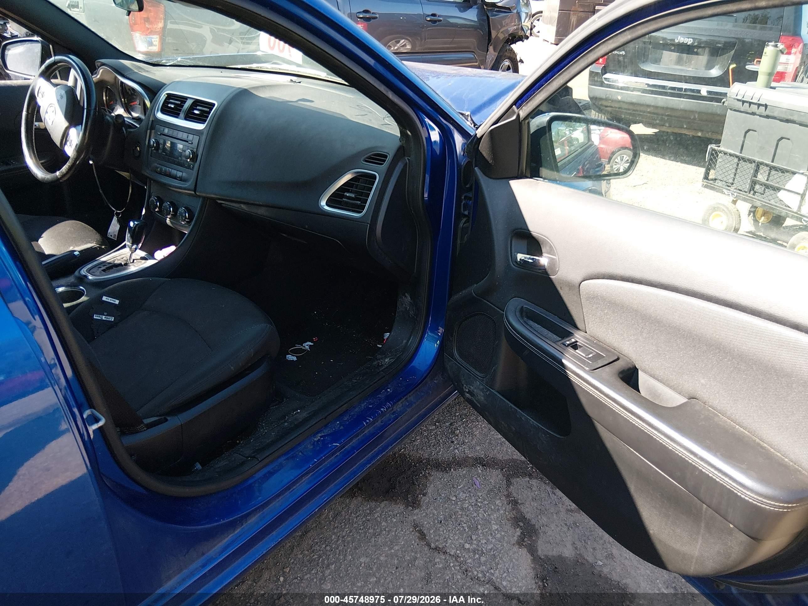 2013 Dodge Avenger Sxt Blue vin: 1C3CDZCB5DN502499