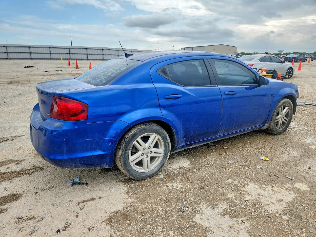 2013 Dodge Avenger Sxt Blue vin: 1C3CDZCB5DN656971