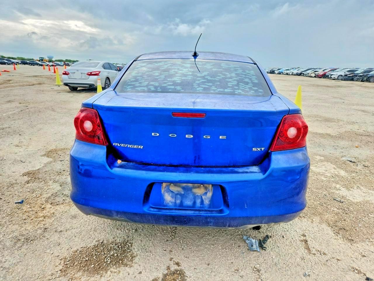 2013 Dodge Avenger Sxt Blue vin: 1C3CDZCB5DN656971
