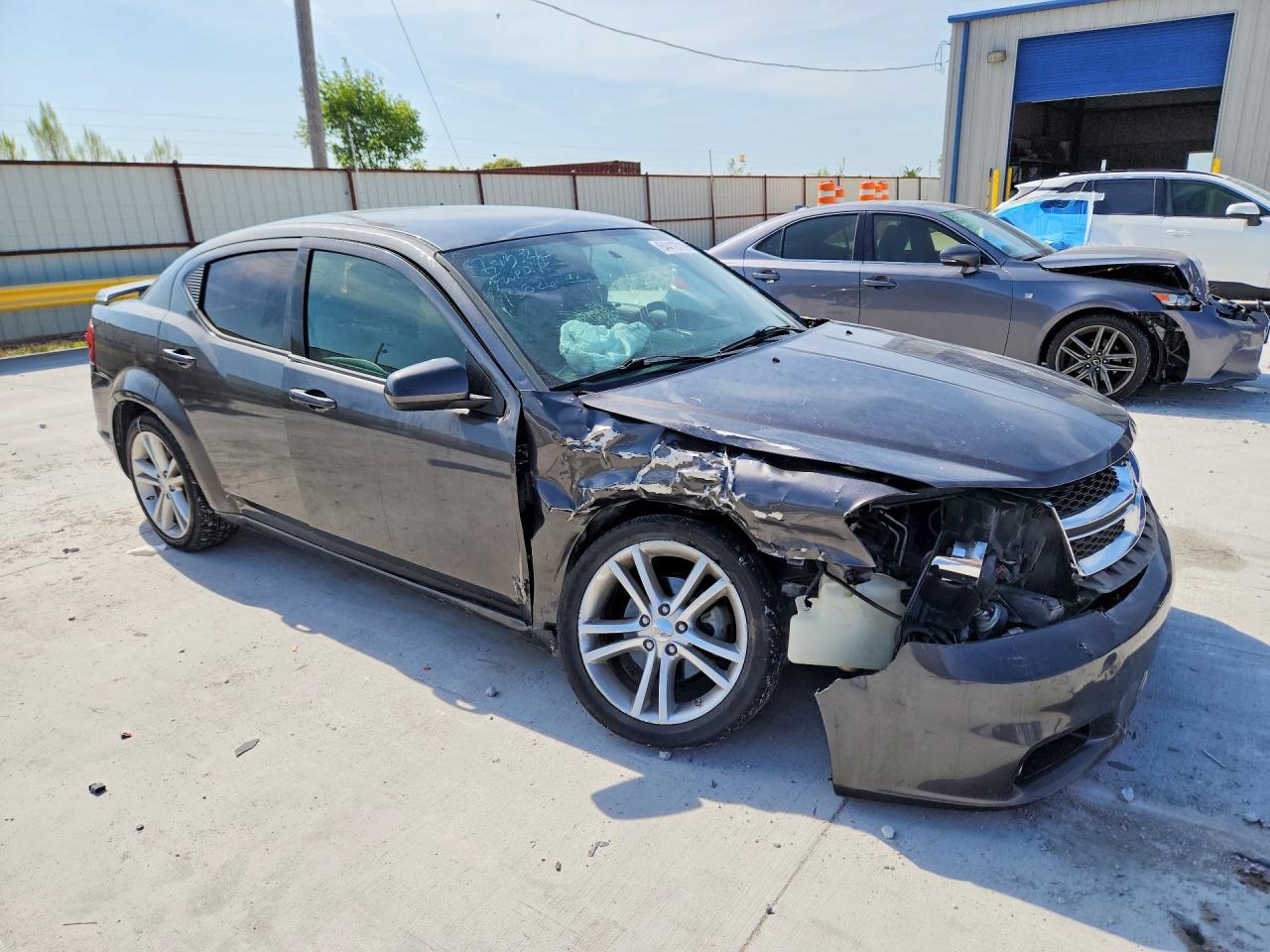 2014 Dodge Avenger Sxt Gray vin: 1C3CDZCB5EN203936