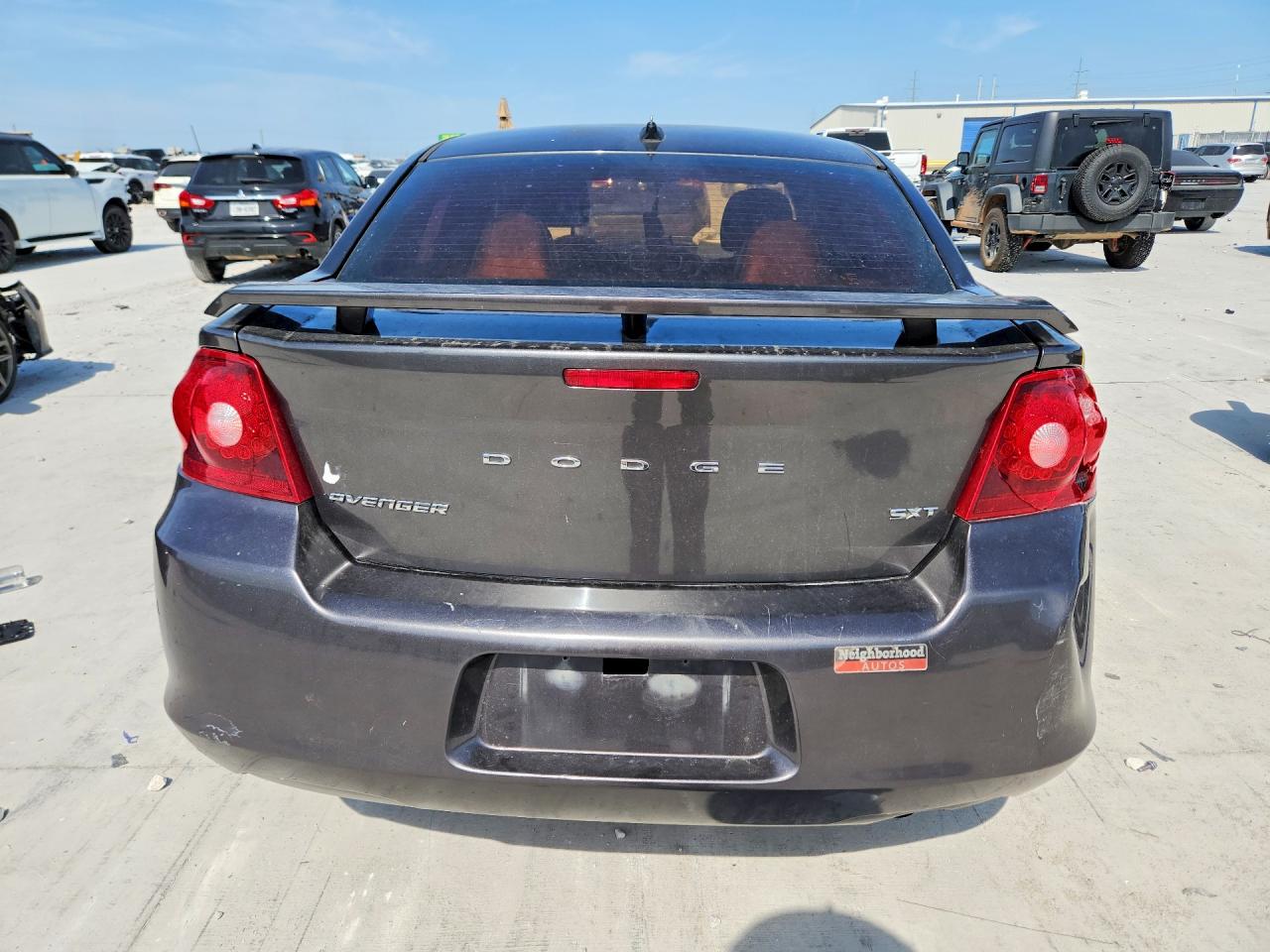 2014 Dodge Avenger Sxt Gray vin: 1C3CDZCB5EN203936