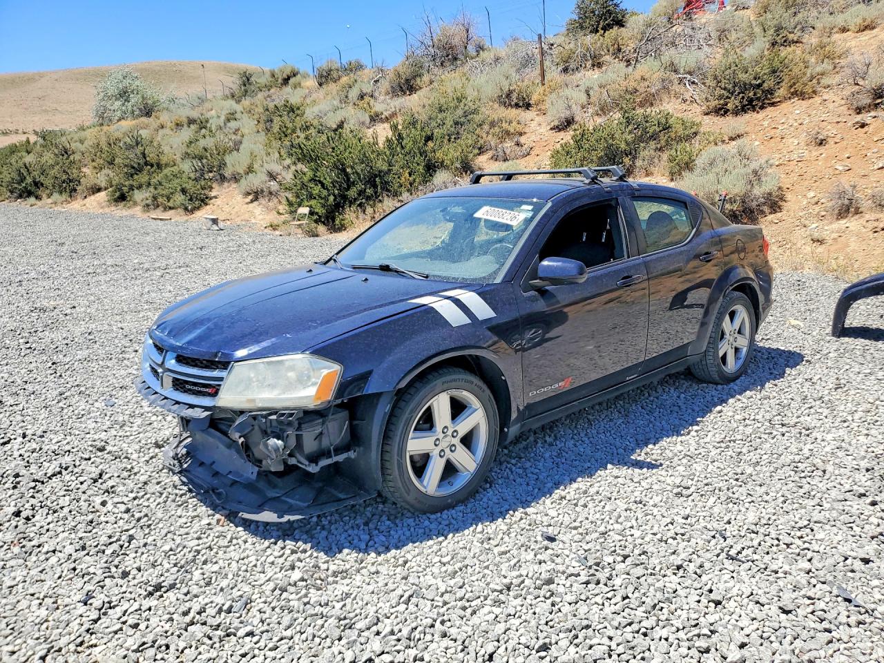 2012 Dodge Avenger Sxt Blue vin: 1C3CDZCB6CN119783