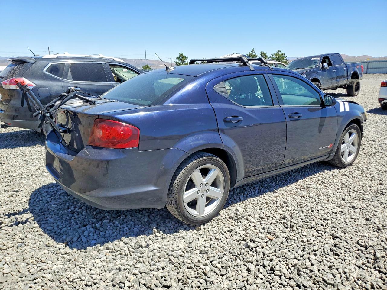 2012 Dodge Avenger Sxt Blue vin: 1C3CDZCB6CN119783