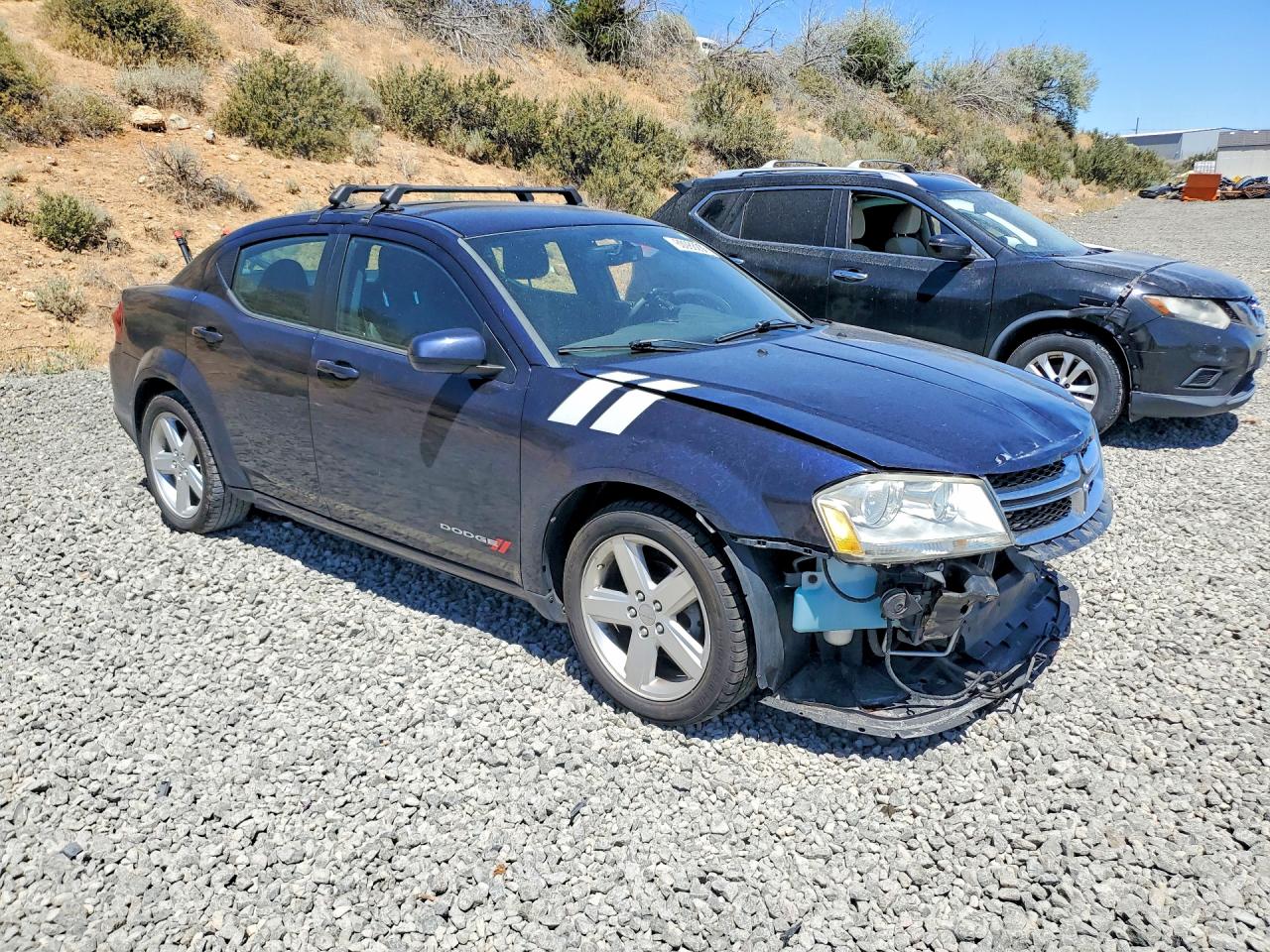 2012 Dodge Avenger Sxt Blue vin: 1C3CDZCB6CN119783