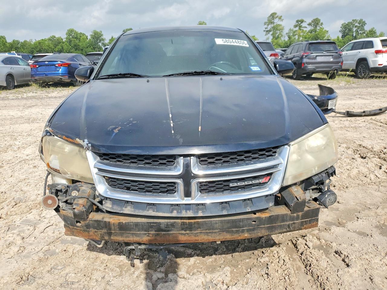 2012 Dodge Avenger Sxt Черный vin: 1C3CDZCB6CN148040