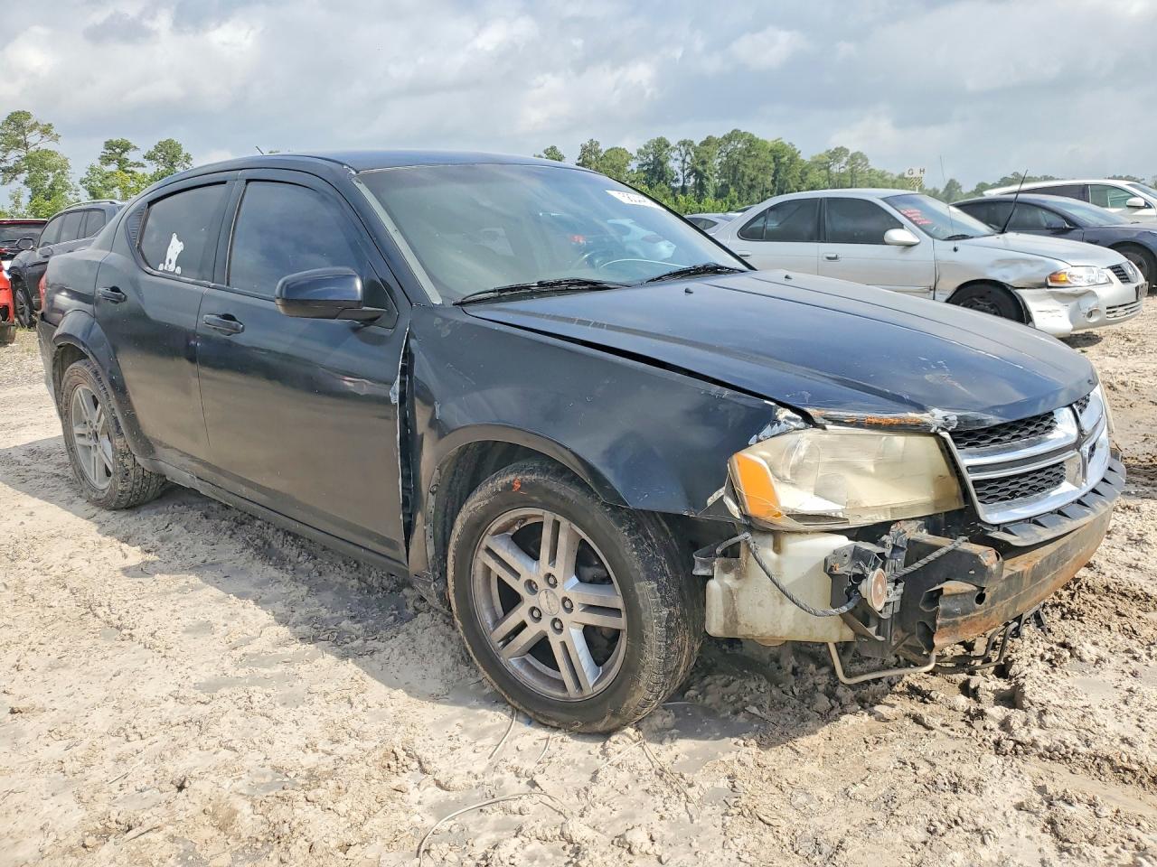 2012 Dodge Avenger Sxt Черный vin: 1C3CDZCB6CN148040
