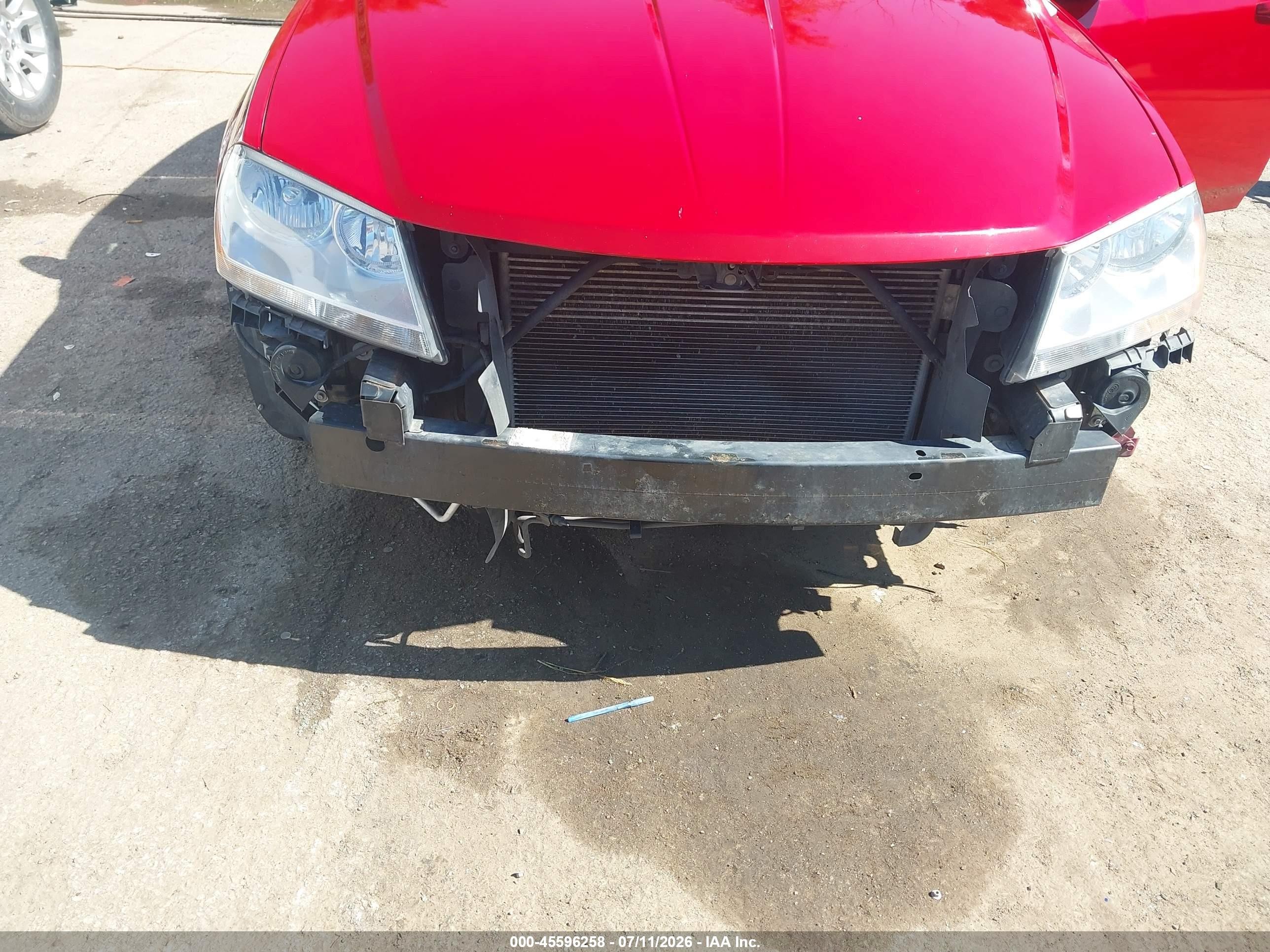 2012 Dodge Avenger Sxt Red vin: 1C3CDZCB6CN311849